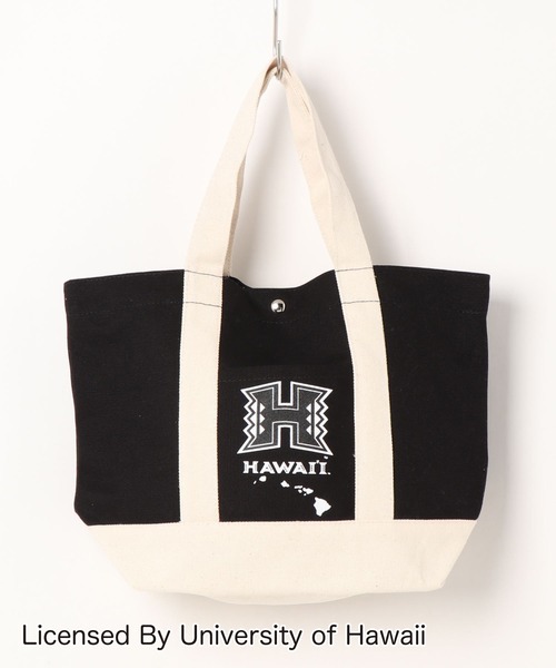 Kahiko(カヒコ)の「【Kahiko】University of Hawaii トートバッグ(トートバッグ・レディース・ホワイト/ブラック/レッド/グリーン/レインボー・FREE)」の3枚目の写真