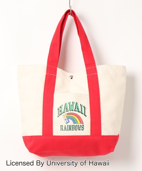 Kahiko(カヒコ)の「【Kahiko】University of Hawaii トートバッグ(トートバッグ・レディース・ホワイト/ブラック/レッド/グリーン/レインボー・FREE)」の12枚目の写真