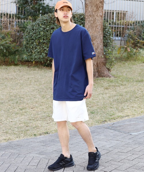 Russell Athletic（ラッセルアスレティック）の「Russell Athletic/ラッセルアスレティック 600MRUS オーバーサイズ 無地 クルーネック  Tシャツ（Tシャツ/カットソー・メンズ・ネイビー/ヘザーグレー/ブラック/ホワイト/ロイヤルブルー/レッド/チャコールグレー・M/S/L/XL）」の20枚目の写真