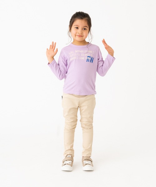 RUGGEDWORKS(ラゲッドワークス)の「《made in Japan》スリムストレートツイルパンツ(その他パンツ・キッズ・アイボリー/ブラウン/ブルー系その他・150/140/120/130/90/110/100)」の4枚目の写真