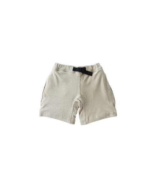 Gramicci（グラミチ）の「【GRAMICCI/グラミチ】KIDS PILE G-SHORTS　キッズパイルGショーツ（スウェットパンツ・キッズ・ベージュ/レモンイエロー/ロイヤルブルー・120/100/110/130）」の2枚目の写真