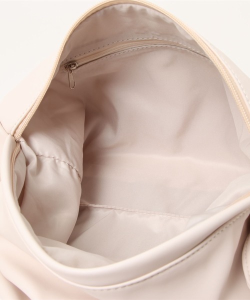 archives（アルシーヴ）の「ギャザーハンドルバッグ（ショルダーバッグ・レディース・ブラック/アイボリー・FREE）」の17枚目の写真