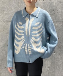 Oriens JOURNAL STANDARD | スケルトンジップニット(カーディガン/ボレロ)