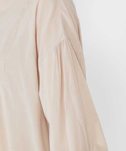 studio CLIP（スタディオクリップ）の「ダブルフロントリボンディティールブラウス（シャツ/ブラウス・レディース・ブラック/ベージュ/オフホワイト・FREE）」の14枚目の写真