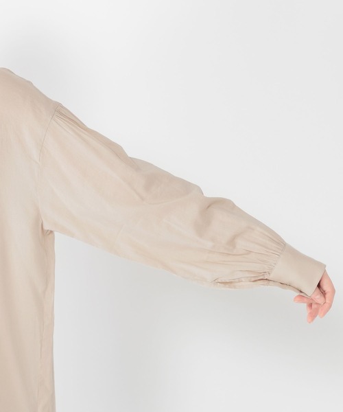 studio CLIP（スタディオクリップ）の「ダブルフロントリボンディティールブラウス（シャツ/ブラウス・レディース・ブラック/ベージュ/オフホワイト・FREE）」の16枚目の写真