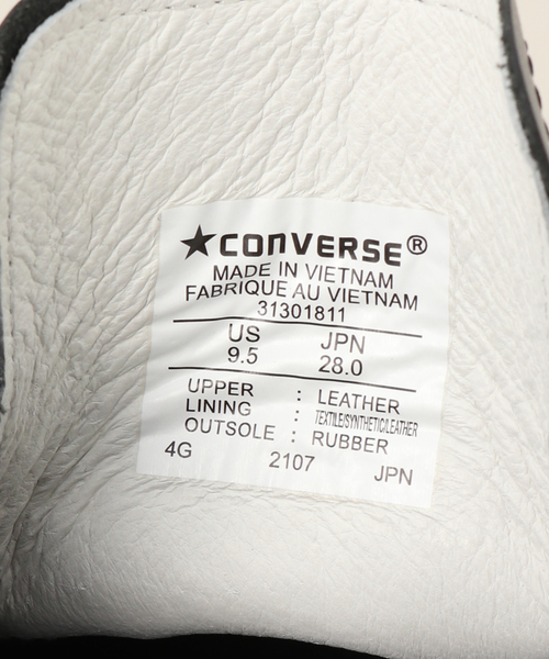 CONVERSE(コンバース)の「《追加販売》【CONVERSE / コンバース】 ALLSTAR COUPE OX / オールスター クップ(スニーカー・メンズ・ホワイト/ブラック・25.5cm/26cm/26.5cm/27cm/27.5cm/28cm)」の11枚目の写真