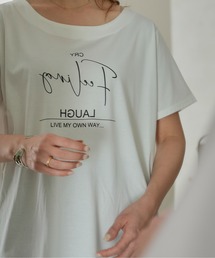 Chez toi | レイヤードロゴＴ(Tシャツ/カットソー)