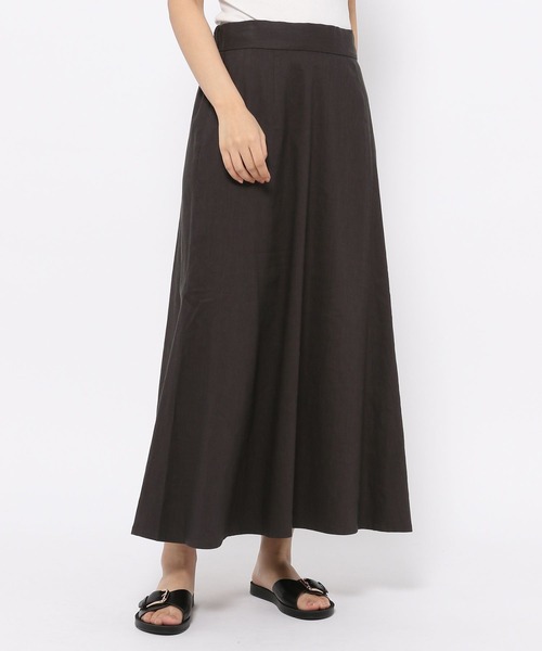 LEPSIM（レプシィム）の「リネンブレンドスカート　256064（スカート・レディース・レッド/キナリ/チャコールグレー・LARGE/MEDIUM）」の8枚目の写真