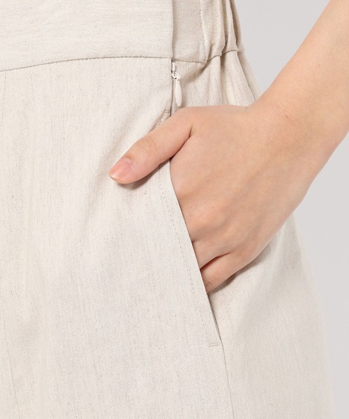 LEPSIM（レプシィム）の「リネンブレンドスカート　256064（スカート・レディース・レッド/キナリ/チャコールグレー・LARGE/MEDIUM）」の14枚目の写真