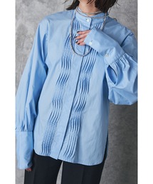 LA PEAU DE GEM | 【LA PEAU DE GEM】ウェーブピンタックブラウス(シャツ/ブラウス)