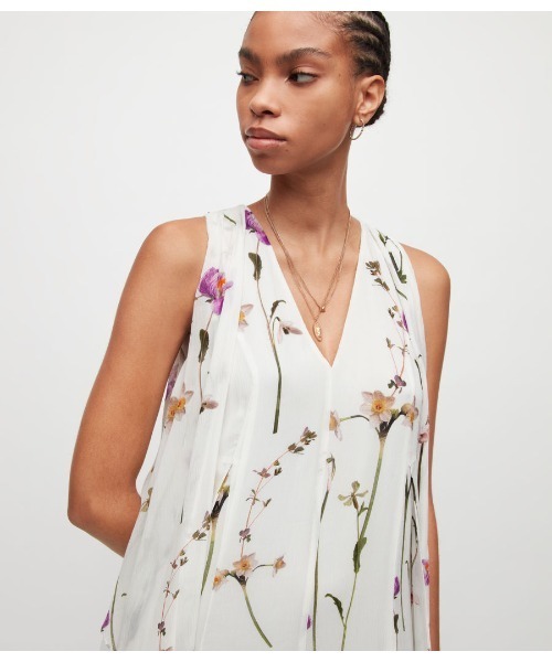 ALLSAINTS(オールセインツ)の「CAPRI KIKYO DRESS | CAPRI キキョウ ドレス・ワンピース(ワンピース・レディース・ホワイト・2/4/6/8/10)」の6枚目の写真