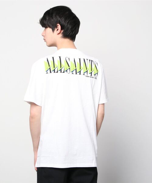 ALLSAINTS（オールセインツ）の「MOMENTUM CREW T-SHIRT | MOMENTUM クルー Tシャツ（Tシャツ/カットソー・メンズ・ホワイト・S/M/XS）」の7枚目の写真