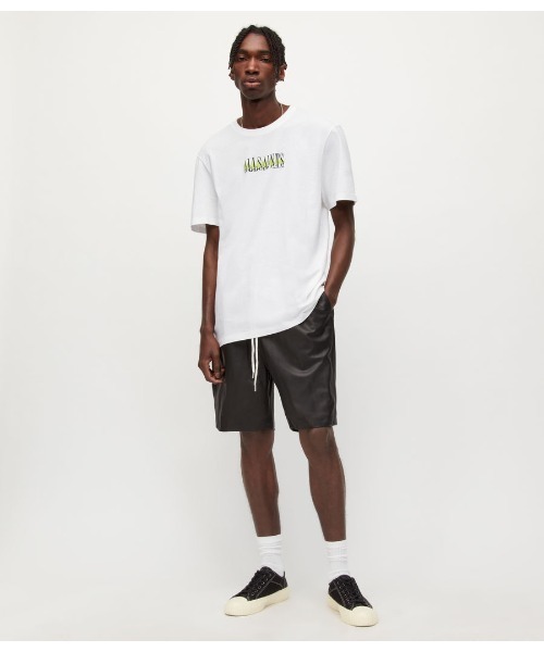 ALLSAINTS（オールセインツ）の「MOMENTUM CREW T-SHIRT | MOMENTUM クルー Tシャツ（Tシャツ/カットソー・メンズ・ホワイト・S/M/XS）」の3枚目の写真