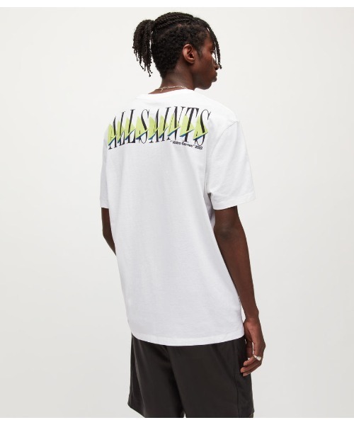 ALLSAINTS（オールセインツ）の「MOMENTUM CREW T-SHIRT | MOMENTUM クルー Tシャツ（Tシャツ/カットソー・メンズ・ホワイト・S/M/XS）」の5枚目の写真