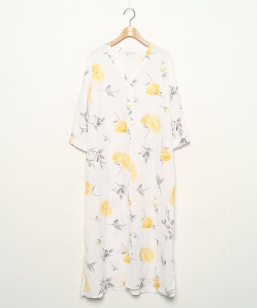 セール ブランド古着 花柄7分袖ワンピース ワンピース Mercuryduo マーキュリーデュオ のファッション通販 Zozoused