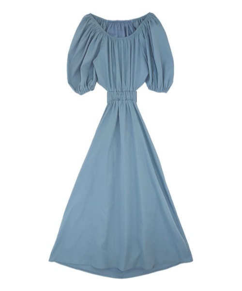 AMAIL（アマイル）の「Hello waist dress（ワンピース・レディース・サックスブルー/ベージュ/ブラック・FREE）」の5枚目の写真