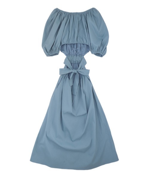 AMAIL（アマイル）の「Hello waist dress（ワンピース・レディース・サックスブルー/ベージュ/ブラック・FREE）」の13枚目の写真