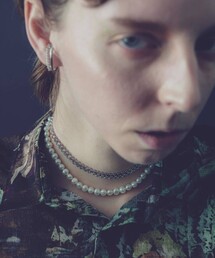 and cloud | Pearl Half Necklace(ネックレス)