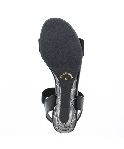 JELLY BEANS（ジェリービーンズ）の「クリアステンドグラスウェッジサンダル(217-2940)JELLY BEANS(ジェリービーンズ)（サンダル・レディース・ブラック/ピンク/ホワイト・LL/M/L/S）」の7枚目の写真