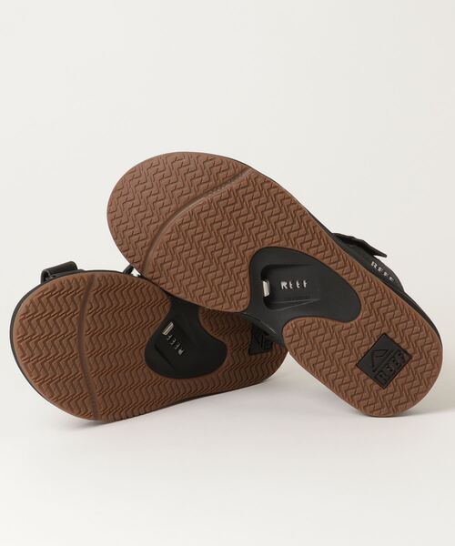 REEF（リーフ）の「【REEF】FANNING BAJA（サンダル・メンズ・ブラック×シルバー・9/8/10）」の3枚目の写真