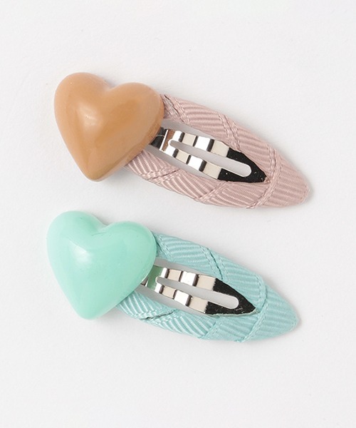 セール ハートヘアクリップ2p バレッタ ヘアクリップ Petit Main プティマイン のファッション通販 Zozotown