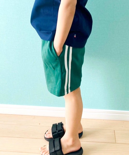 THE CASUAL（カジュアル）の「シェフパンツ ハーフパンツ キッズ（その他パンツ・キッズ・ブラック系/グレー系/グレー系1/ブラウン系/ベージュ系/グリーン系/ブルー系/イエロー系/オレンジ系/ピンク系/モカ/チャコール/ピンク/杢グレー/オレンジ/ロイヤルブルー/ブラック/ベージュ/イエロー/グリーン・110cm/120cm/130cm/140cm/150cm/160cm）」の13枚目の写真