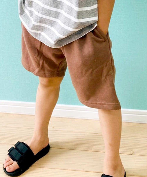 THE CASUAL（カジュアル）の「シェフパンツ ハーフパンツ キッズ（その他パンツ・キッズ・ブラック系/グレー系/グレー系1/ブラウン系/ベージュ系/グリーン系/ブルー系/イエロー系/オレンジ系/ピンク系/モカ/チャコール/ピンク/杢グレー/オレンジ/ロイヤルブルー/ブラック/ベージュ/イエロー/グリーン・110cm/120cm/130cm/140cm/150cm/160cm）」の8枚目の写真