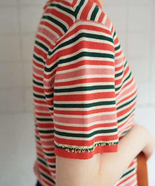 bulle de savon - ビュルデサボン  蝶々ラメ刺繍プルオーバー AMBIDEX Store △〇 40/- ピマーナ ロゴプルオーバー(F シロ