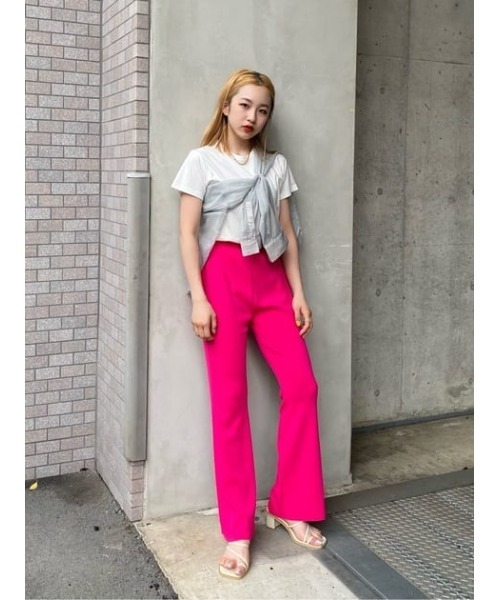 ブラウス シャツ SHEER STAND SHIRTS/シアースタンドシャツ レディース SLY（スライ）の「SHEER STAND COLLAR SHIRT シアー スタンド