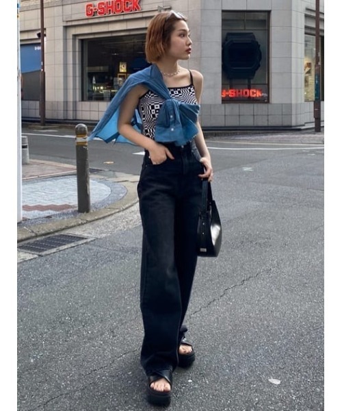 ブラウス シャツ SHEER STAND SHIRTS/シアースタンドシャツ レディース SLY（スライ）の「SHEER STAND COLLAR SHIRT シアー スタンド