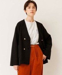 Johnbull | ミラノリブノーカラーダブルジャケット(ノーカラージャケット)