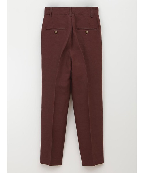 enchainement(アンシェヌマン)の「Linen Viscos Tuck Pants(その他パンツ・レディース・ブラック/ボルドー/オレンジ・1/2)」の4枚目の写真