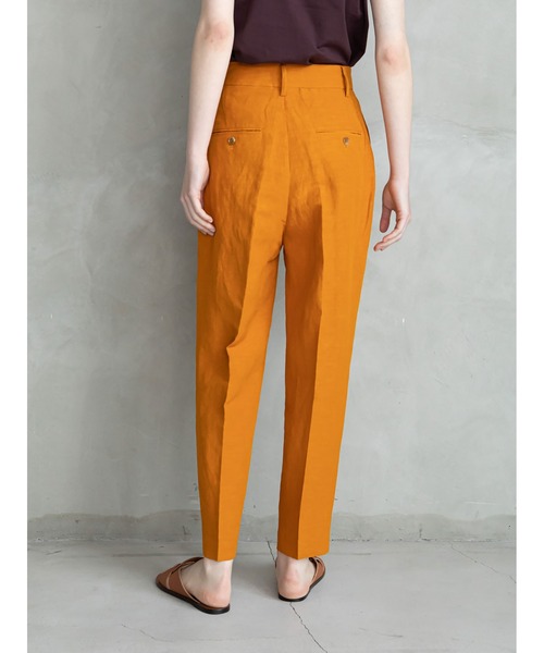 enchainement(アンシェヌマン)の「Linen Viscos Tuck Pants(その他パンツ・レディース・ブラック/ボルドー/オレンジ・1/2)」の14枚目の写真
