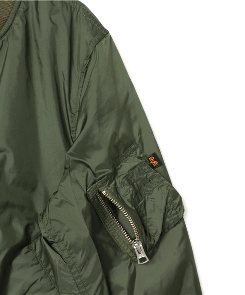 Alpha Industries（アルファインダストリーズ）の「【ALPHA×CIAOPANIC TYPY】KIDS アルファ別注リバーシブルMA1（ブルゾン・キッズ・オリーブ/アイボリー・110/130/140/100/120）」の14枚目の写真