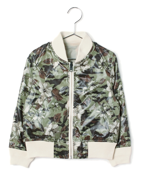 Alpha Industries（アルファインダストリーズ）の「【ALPHA×CIAOPANIC TYPY】KIDS アルファ別注リバーシブルMA1（ブルゾン・キッズ・オリーブ/アイボリー・110/130/140/100/120）」の6枚目の写真