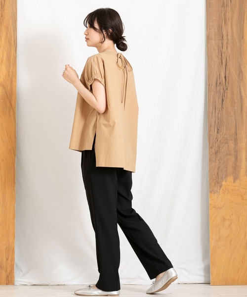 Boutique Ordinary(ブティークオーディナリー)の「麻ライクピンタックテーパードパンツ(その他パンツ・レディース・ブラック/ブルー系その他・FREE)」の19枚目の写真