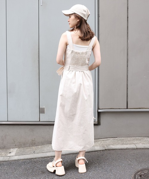 one after another NICE CLAUP（ワンアフターアナザーナイスクラップ）の「カップ付きホルターキャミブラトップ（キャミソール・レディース・ブラック/ブラウン/オフホワイト/ピンク・FREE）」の18枚目の写真