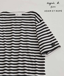 agnes b. | 【agnes b. pour ADAM ET ROPE'】ハーフスリーブ ボーダーT(Tシャツ/カットソー)