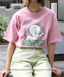 Right-on | キャスパープリントＴシャツ(Tシャツ/カットソー)