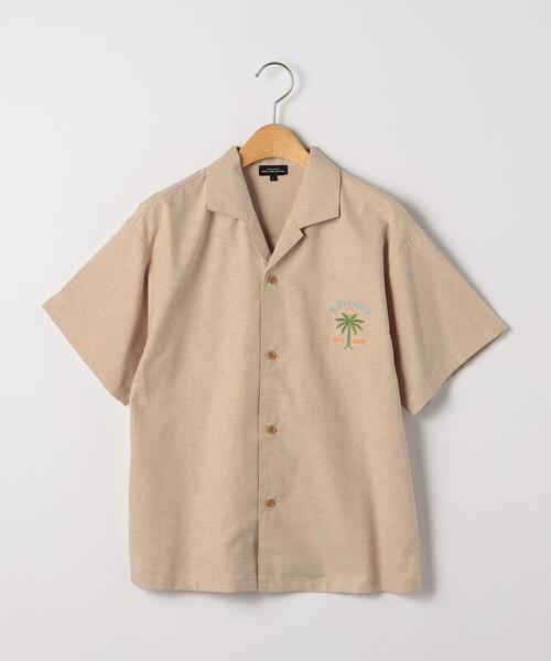 green label relaxing(グリーンレーベルリラクシング)の「TJ アロハシャツ 150cm-160cm(シャツ/ブラウス・キッズ・ライトブルー/ベージュ・L160/M150)」の2枚目の写真