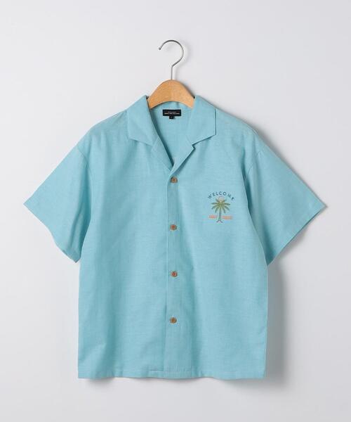 green label relaxing(グリーンレーベルリラクシング)の「TJ アロハシャツ 150cm-160cm(シャツ/ブラウス・キッズ・ライトブルー/ベージュ・L160/M150)」の5枚目の写真
