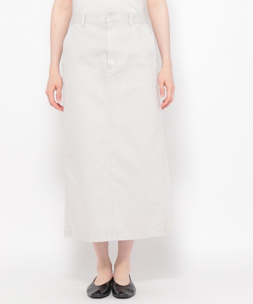 LEPSIM（レプシィム）の「セイヒンゾメナロースカート　298226（スカート・レディース・ホワイト/カーキ・SMALL/MEDIUM/LARGE）」の4枚目の写真