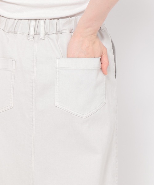 LEPSIM（レプシィム）の「セイヒンゾメナロースカート　298226（スカート・レディース・ホワイト/カーキ・SMALL/MEDIUM/LARGE）」の13枚目の写真