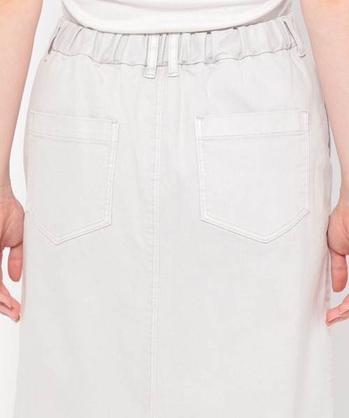 LEPSIM（レプシィム）の「セイヒンゾメナロースカート　298226（スカート・レディース・ホワイト/カーキ・SMALL/MEDIUM/LARGE）」の5枚目の写真