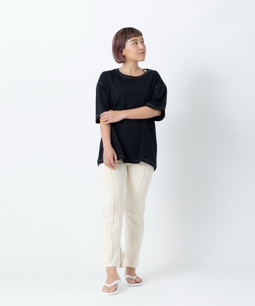 Bohemian Blue■ ルーズフィットラッシュガード+ラップショーツ セール】【OP:オーピー】レディース半袖ラッシュTシャツ