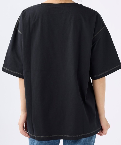 Ocean Pacific（オーシャンパシフィック）の「【OP:オーピー】レディース半袖ラッシュTシャツ 　ヨガウェア ピラティス トレーニングウェア（ラッシュガード・レディース・チャコールグレー/ブラウン/ミント/ホワイト・X-LARGE/MEDIUM/LARGE）」の22枚目の写真