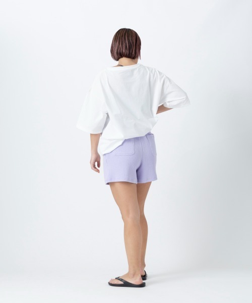 Ocean Pacific（オーシャンパシフィック）の「【OP:オーピー】レディース半袖ラッシュTシャツ 　ヨガウェア ピラティス トレーニングウェア（ラッシュガード・レディース・チャコールグレー/ブラウン/ミント/ホワイト・X-LARGE/MEDIUM/LARGE）」の15枚目の写真