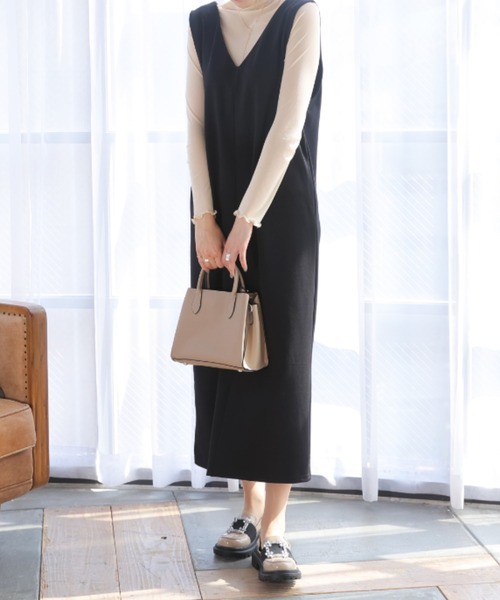 VIVIAN(ヴィヴィアン)の「厚底ビジューバックルマニッシュシューズ(ドレスシューズ・レディース・ブラック/ベージュ・LL/S/M/L)」の21枚目の写真