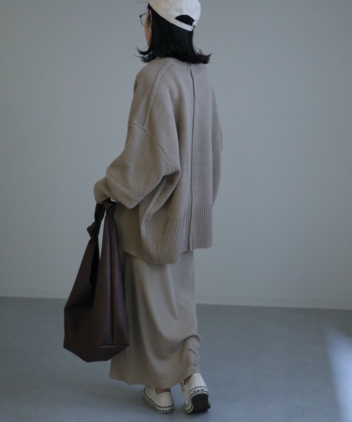 ap retro(アプレトロ)の「【期間限定プライス】クルーネックオーバーカーディガン(カーディガン/ボレロ・レディース・ブラック/アイボリー/グレイッシュベージュ・FREE)」の17枚目の写真