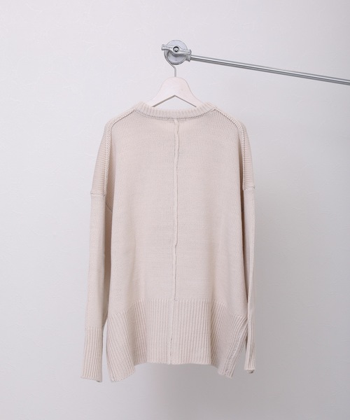 ap retro(アプレトロ)の「【期間限定プライス】クルーネックオーバーカーディガン(カーディガン/ボレロ・レディース・ブラック/アイボリー/グレイッシュベージュ・FREE)」の20枚目の写真